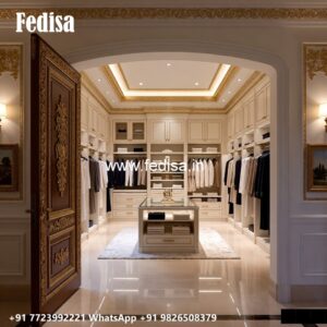 Classic Wardrobe Design for Luxury Villas No-1547