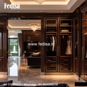 Luxury Classic Wardrobe with Mirror Panels No-1557