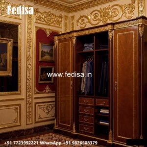 Traditional Closet Design with Rich Finish No-1565