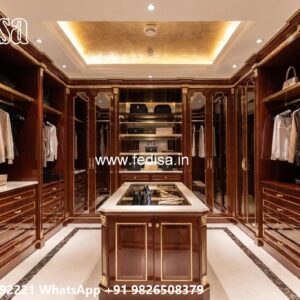 Elegant Closet Design with Classic Details No-1576