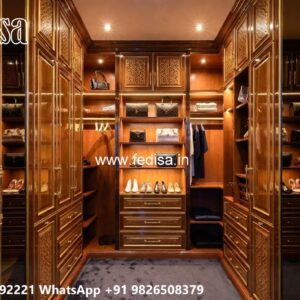 Elegant Wooden Wardrobe for Luxury Homes No-1582