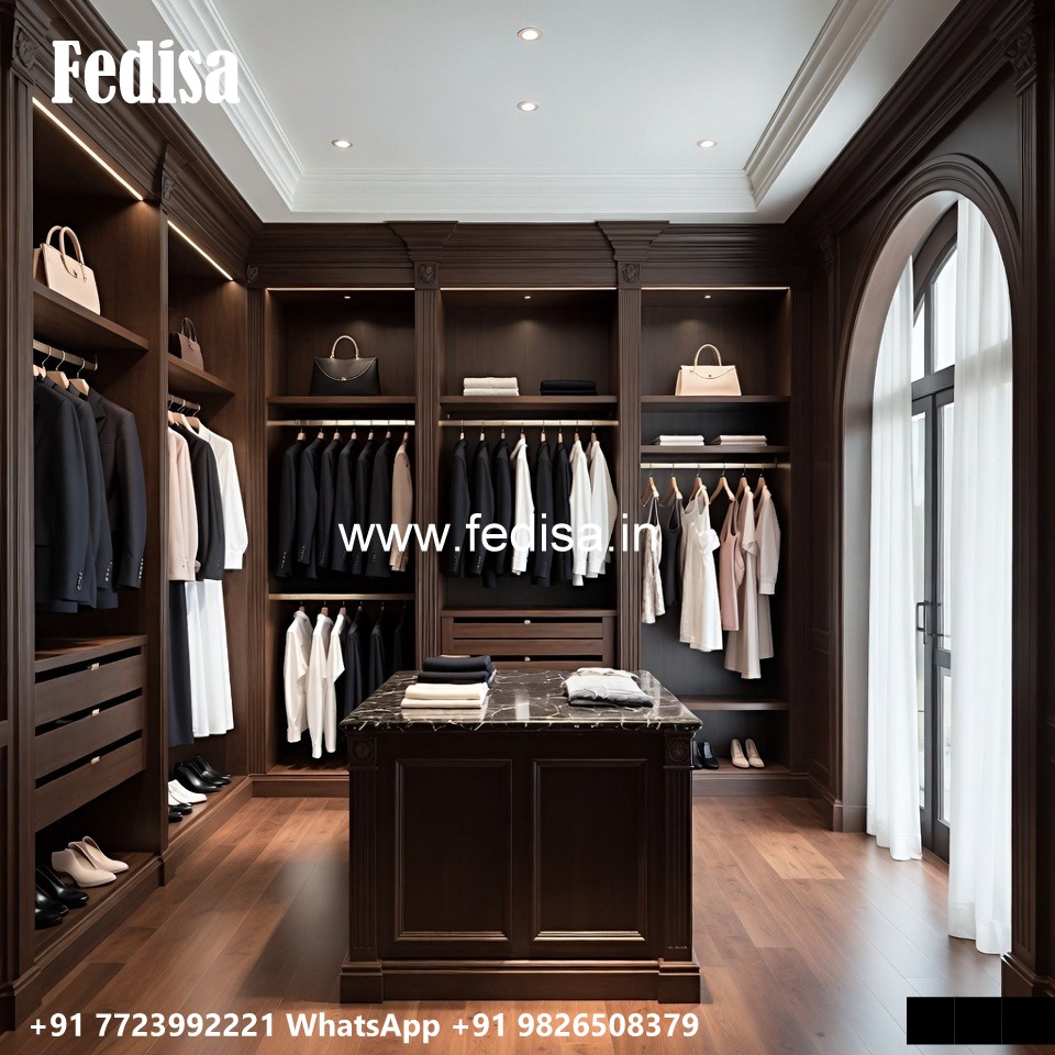 Classic Wardrobe Design with Rich Carvings No-1613