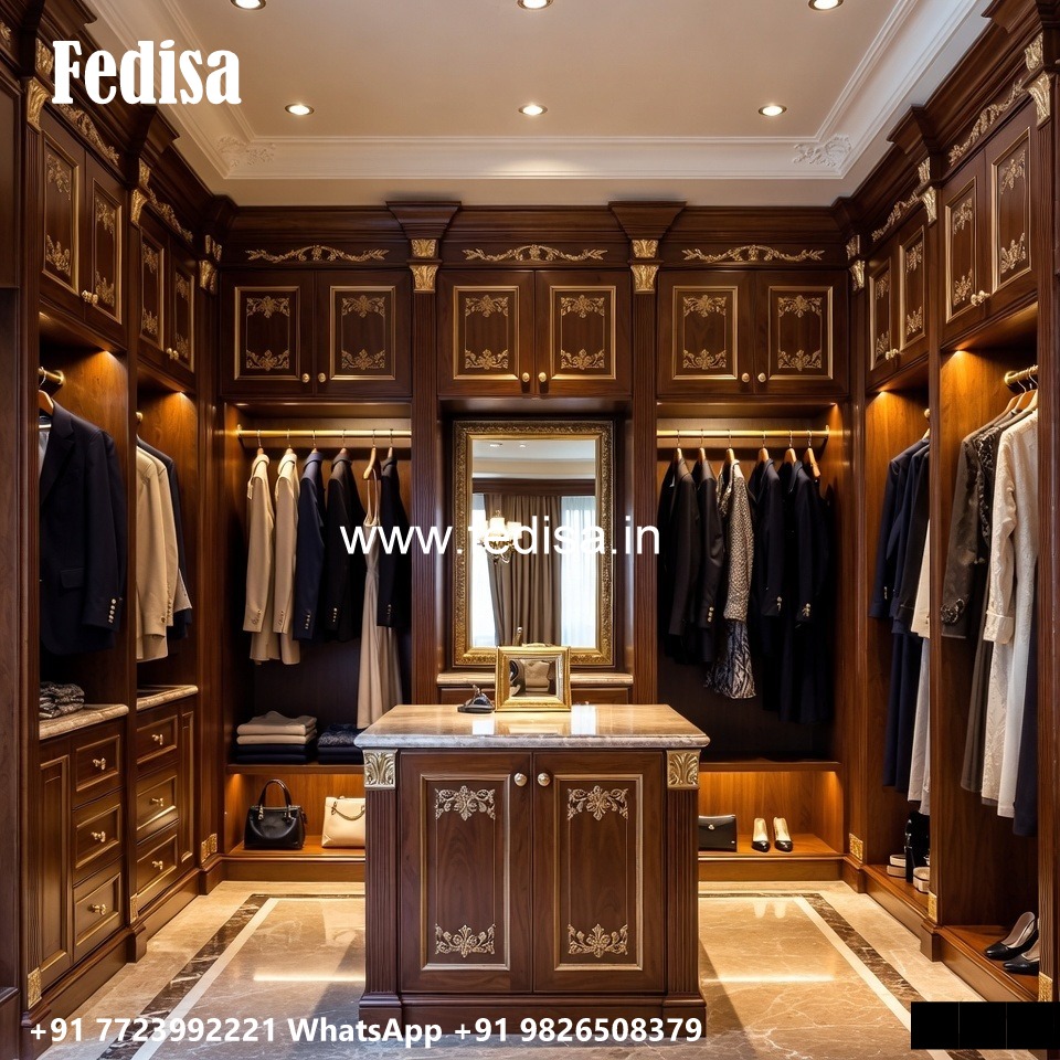 Antique Wardrobe Design with Modern Luxury No-1622