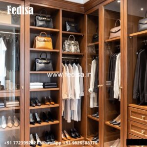 Elegant Wardrobe Design with Handcrafted Beauty No-1627