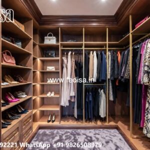 Traditional Wardrobe Design with Wooden Elegance No-1684