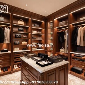 Traditional Bedroom Wardrobe with Decorative Style No-1689