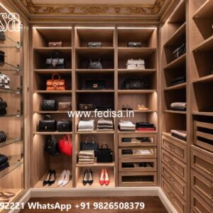 Timeless Closet Design with Wooden Beauty No-1692