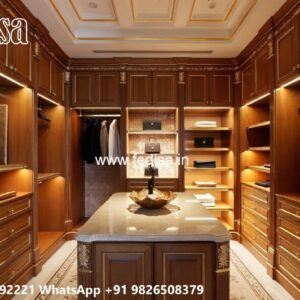 Traditional Wardrobe Design with Rich Craftsmanship No-1695