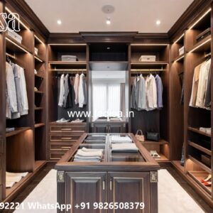 Premium Wooden Closet with Classic Finish No-1696