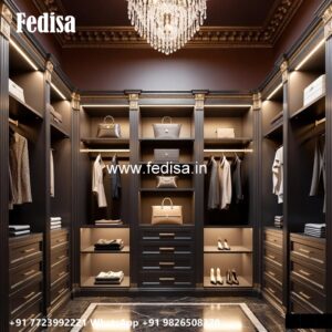Classic Wardrobe Design with Vintage Luxury No-1703