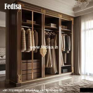 Royal Closet Design with Decorative Details No-1704