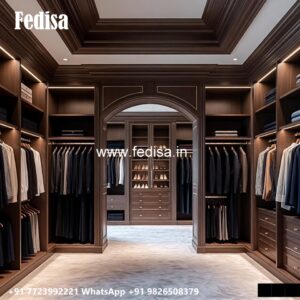 Elegant Bedroom Wardrobe with Vintage Appeal No-1721