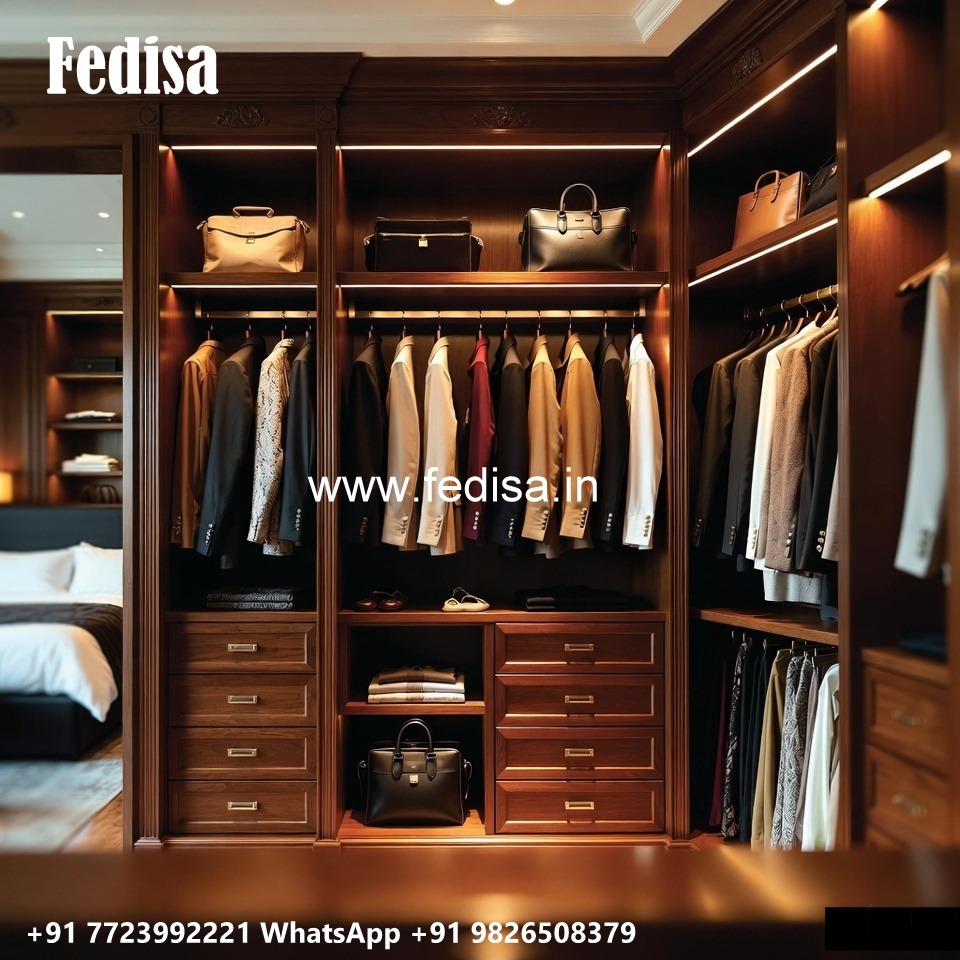 Classic Wardrobe Design with Sophisticated Finish No-1723