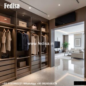 Traditional Wooden Closet with Elegant Details No-1730