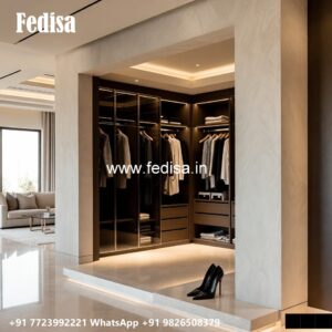 Elegant Wardrobe Design with Premium Wood Beauty No-1764