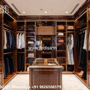 Classic Wardrobe Design with Elegant Organization No-1776