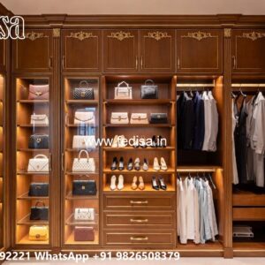 Timeless Bedroom Closet with Royal Charm No-1787