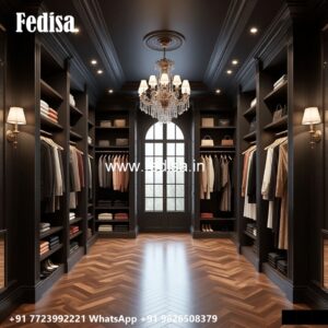 Stunning Wardrobe Design with Decorative Panels No-1824