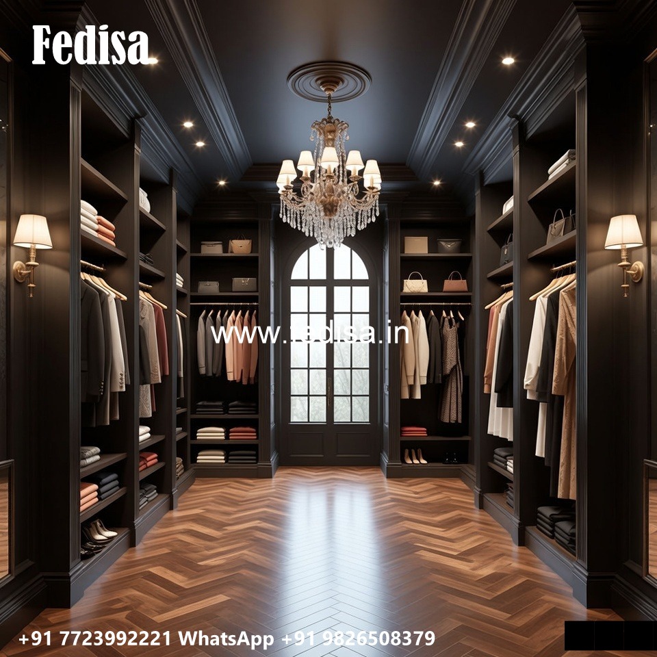 Stunning Wardrobe Design with Decorative Panels No-1824