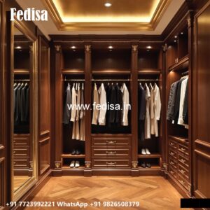 Modern Wardrobe Design with Hidden Storage No-1839