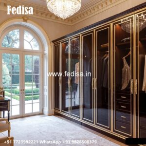 Luxury Wardrobe Design with Glossy Finish No-1840