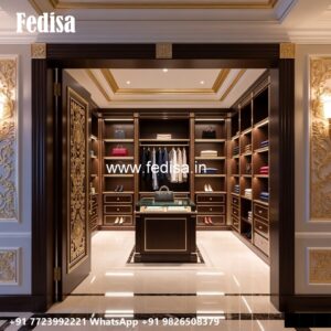 Luxury Wardrobe Design with Decorative Lighting No-1853