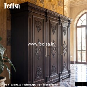 Wardrobe Design with Stylish Handle Details No-1864