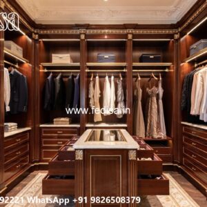 Functional Wooden Wardrobe Design Inspiration No-1871