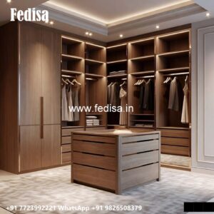 Elegant Wardrobe Design with Smart Features No-1884