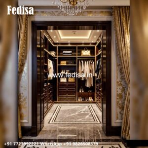 Premium Wardrobe Design with Glass Finish No-1935