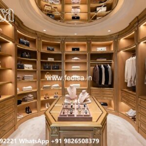 Modern Wardrobe Design with Elegant Decor No-1956