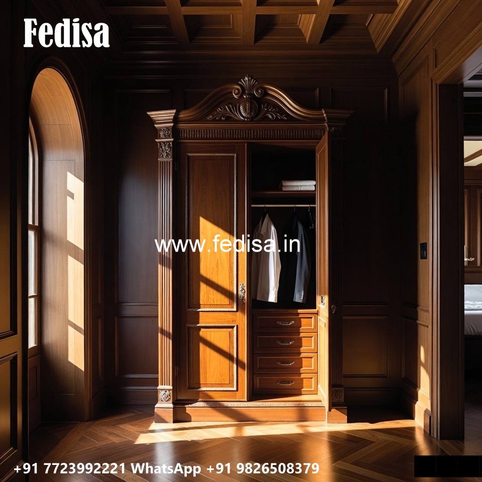 Stylish Wardrobe Design with Mirror Doors No-1960