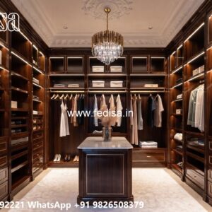 Elegant Wardrobe Design with Custom Shelves No-1970