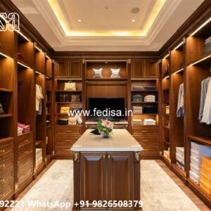 Stylish Wardrobe Design for Spacious Bedrooms No-1972