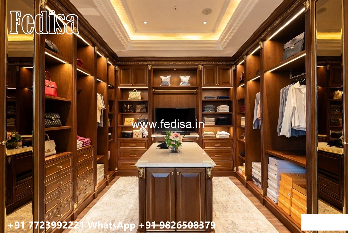 Stylish Wardrobe Design for Spacious Bedrooms No-1972
