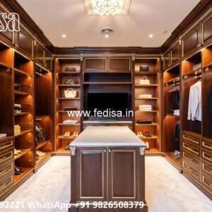 Wardrobe Design Ideas with Smart Layout No-1975