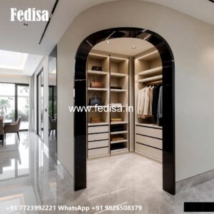Premium Wardrobe Design with Glass Elements No-2012