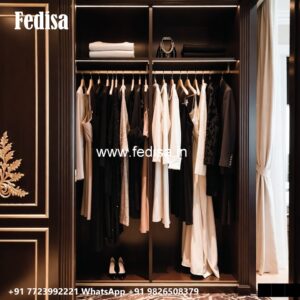 Luxury Wardrobe Design with Functional Layout No-2018