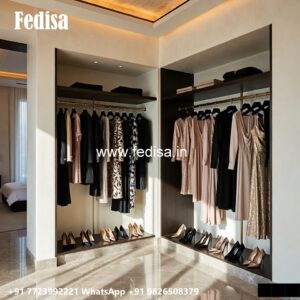 Luxury Wardrobe Design with Contemporary Layout No-2036