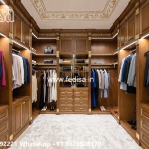 Luxury Wardrobe Design with Premium Glass Doors No-2059