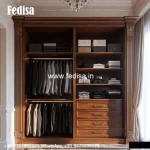 Luxury Wardrobe Design with Wooden Sophistication No-2066