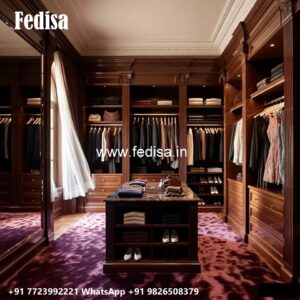 Contemporary Wardrobe Design with Mirror Panels No-2073
