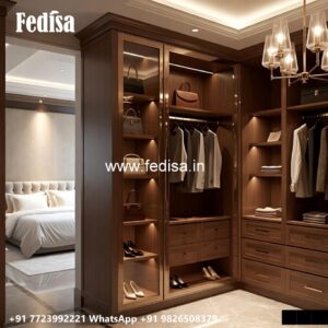 Stylish Wardrobe Design with Contemporary Storage No-2082