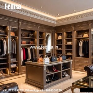 Contemporary Wardrobe Design with Smart Lighting No-2086