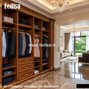 Elegant Wooden Wardrobe Design for Modern Homes No. 2093