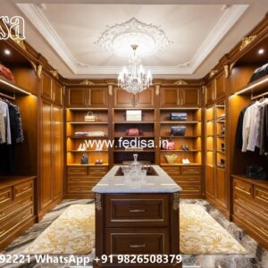 Elegant Master Bedroom Wardrobe Design No-2431