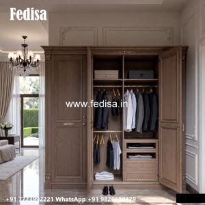 Luxury Classic Wardrobe with Mirror Panels No-2456
