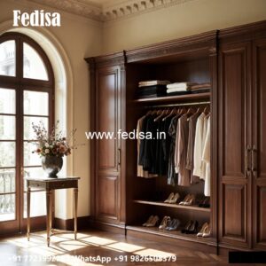 Traditional Closet Design with Rich Finish No-2464