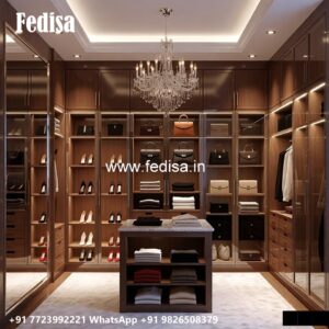 Classic Wardrobe Design with Beautiful Carvings No-2473