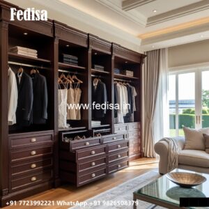 Traditional Wooden Wardrobe with Luxury Finish No-2487